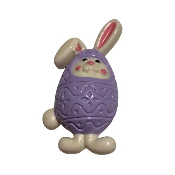 Vintage Avon Easter Bunny Egg Brooch - Picture 1 of 2